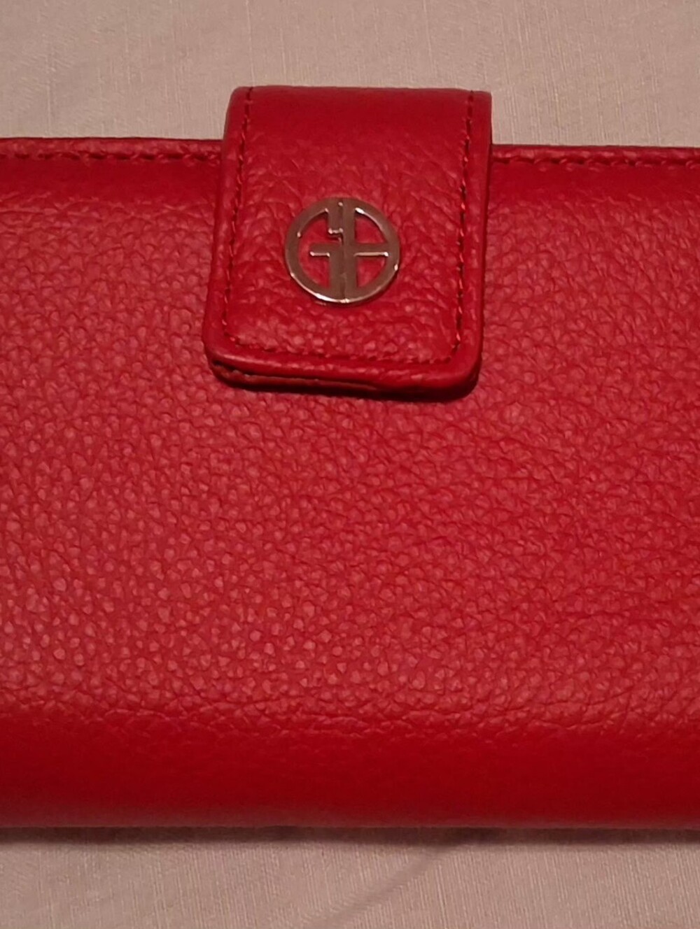 GIANI BERNINI LEATHER FRAME WALLET LIKE NEW from Macy's